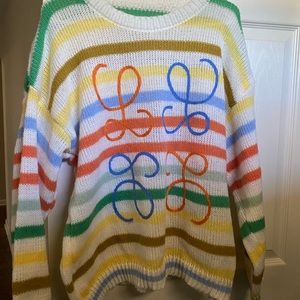 Lowe dupe sweater 🌈